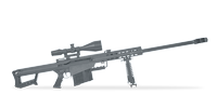Gewehr G82 freigestellt in Seitenansicht