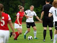 Spielszene beim Frauenfußball