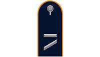 Picture of Rank Insignia Airman (OR-2), NCO candidate, for service dress