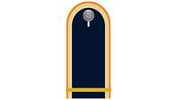 Picture of Rank Insignia Sergeant (OR-5), senior NCO candidate, for service dress