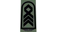 Picture of Rank Insignia Chief master sergeant (OR-9) for field dress