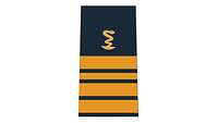 Picture of Rank Insignia Commander, Pharmacy Corps, Navy (OF-4), for shipboard and battle dress