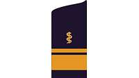 Picture of Rank Insignia Surgeon General, Navy (OF-6), for service dress