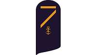 Picture of Rank Insignia Seaman apprentice (OR-2), NCO candidate, for service dress