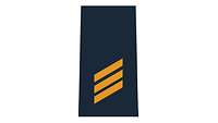 Picture of Rank Insignia Seaman, senior grade (OR-3), for shipboard and battle dress