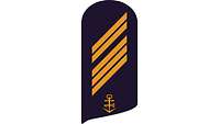 Picture of Rank Insignia Petty officer third class, senior grade (OR-4), for service dress