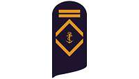 Picture of Rank Insignia Petty officer second class (OR-5), senior NCO candidate, for service dress