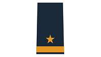 Picture of Rank Insignia Ensign (OF-1) for shipboard and battle dress