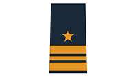 Picture of Rank Insignia Lieutenant (OF-2) for shipboard and battle dress