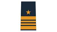 Picture of Rank Insignia Lieutenant, senior grade (OF-2), for shipboard and battle dress