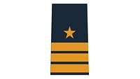 Picture of Rank Insignia Commander, junior grade (lieutenant commander, OF-3), for shipboard and battle dress