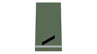 Picture of Rank Insignia Private E-2 (OR-2), officer candidate, for field dress