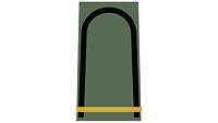 Picture of Rank insignia Sergeant (OR-5), senior NCO candidate, for field dress
