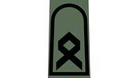 Picture of Rank Insignia Sergeant first class (OR-7) for field dress