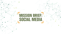 Schriftzug Mission Brief: Social Media
