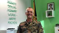 Oberst Bjarne Krause leitet den militärischen Anteil an der HSU/UniBw