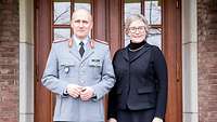 Almut Mölle zu Besuch an der Führungsakademie der Bundeswehr