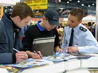 Messestand der Bundeswehr