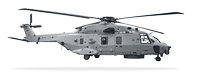 Mehrzweckhubschrauber NH-90 NTH Sea Lion freigestellt in Seitenansicht