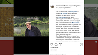 Ein Screenshot von einem Video, auf dem Pfarrer Wiendl auf Instagram über das Pfingstfest und Corona spricht.