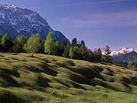 Landschaftsaufnahme in Bayern