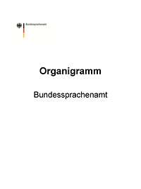 Eine Abbildung des Organigramms.