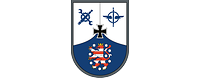 Auf silbern-blauem Grund Zeichen für Nachschub und Instandsetzung, Thüringer Löwe, Eisernes Kreuz