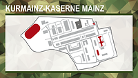 Lageplan der Kurmainz Kaserne