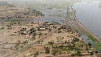 Aerial picture of Mali