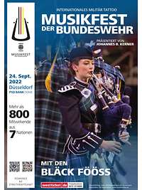 Plakat zum Musikfest der Bundeswehr