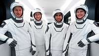 Die Space Crew 3 der 66. Space Expedition.