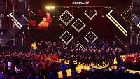 Team Germany läuft bei der Eröffnungsfeier ein