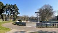 Kreuz auf dem Deutscher Soldatenfriedhof in Ysselsteyn