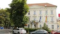 Das Dienstgebäude der Deutschen Botschaft liegt mitten in der Altstadt von Bratislava.