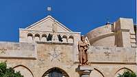 Die Statue des St. Hieronymus