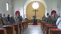 Gottesdienst in der Fliegerhorstkirche Fürstenfeldbruck