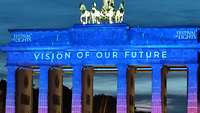 Das Brandenburger Tor beim Festival of Lights