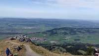 Belohnendes Panorama übers Allgäu