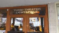 Eingangsbereich des Turm-Theater-Lichtspiele 