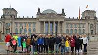 Teilnehmende der sportlichen Familienrüstzeit in Berlin