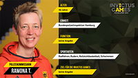 Steckbrief einer Sportlerin der Invictus Games 2023