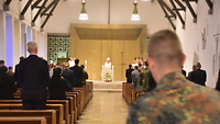 Gottesdienst in der Standortkirche Standortkirche St. Louis