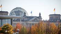 Blick auf den Reichstag