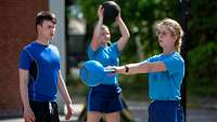 Soldatinnen bei der Sportausbildung