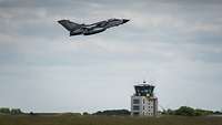 Tornado takes off for test flight in Jagel.