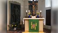 Der Altar der Gustav-Adolf-Gedächtniskirche