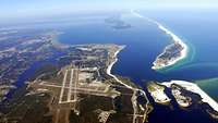 luftaufnahme der naval air station pensacola in Florida