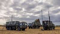 A PATRIOT combat squadron has moved into position at the Parow Training Area near the Baltic coast.