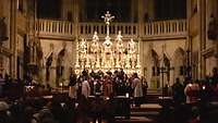 Gottesdienst im Dom zu Regensburg