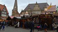 Bremer Weihnachtsmarkt auf dem Marktplatz